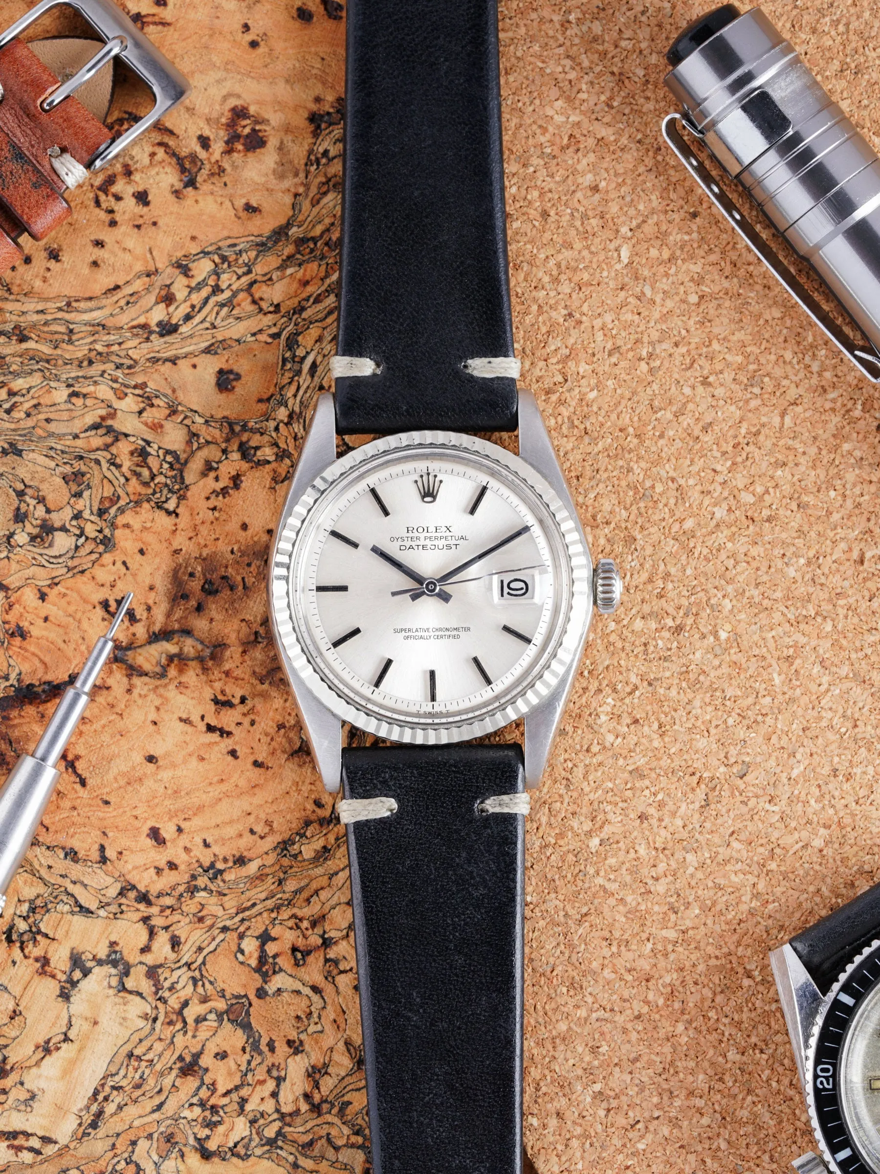 1972 Rolex Datejust (Ref. 1601) No-Lume Dial