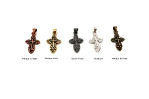AAAA1043 Cross Pendant/Charm CHOOSE COLOR BELOW