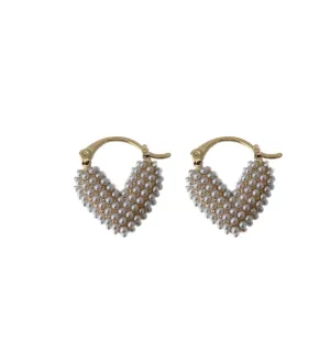 Accessory Concierge - Pearl Heart Huggies
