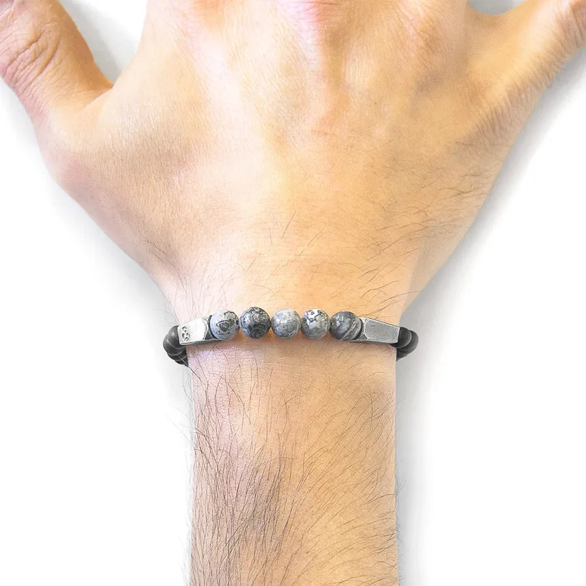 Anchor & Crew Hukou Silver and Stone Bracelet