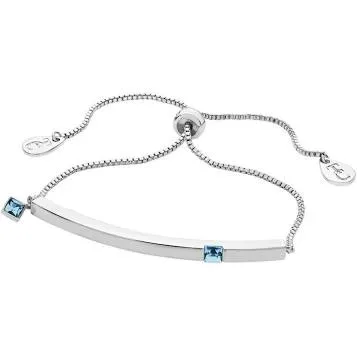 Bar Birthstone Braclet: January - December