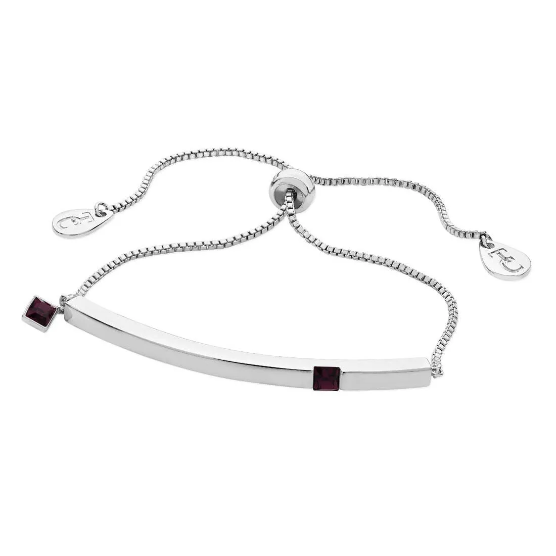 Bar Birthstone Braclet: January - December