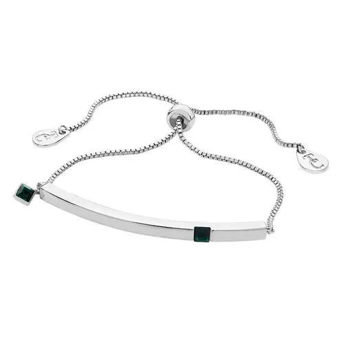 Bar Birthstone Braclet: January - December
