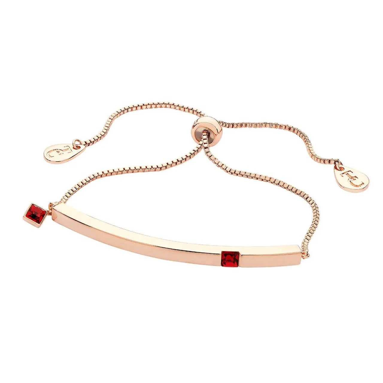 Bar Birthstone Braclet: January - December