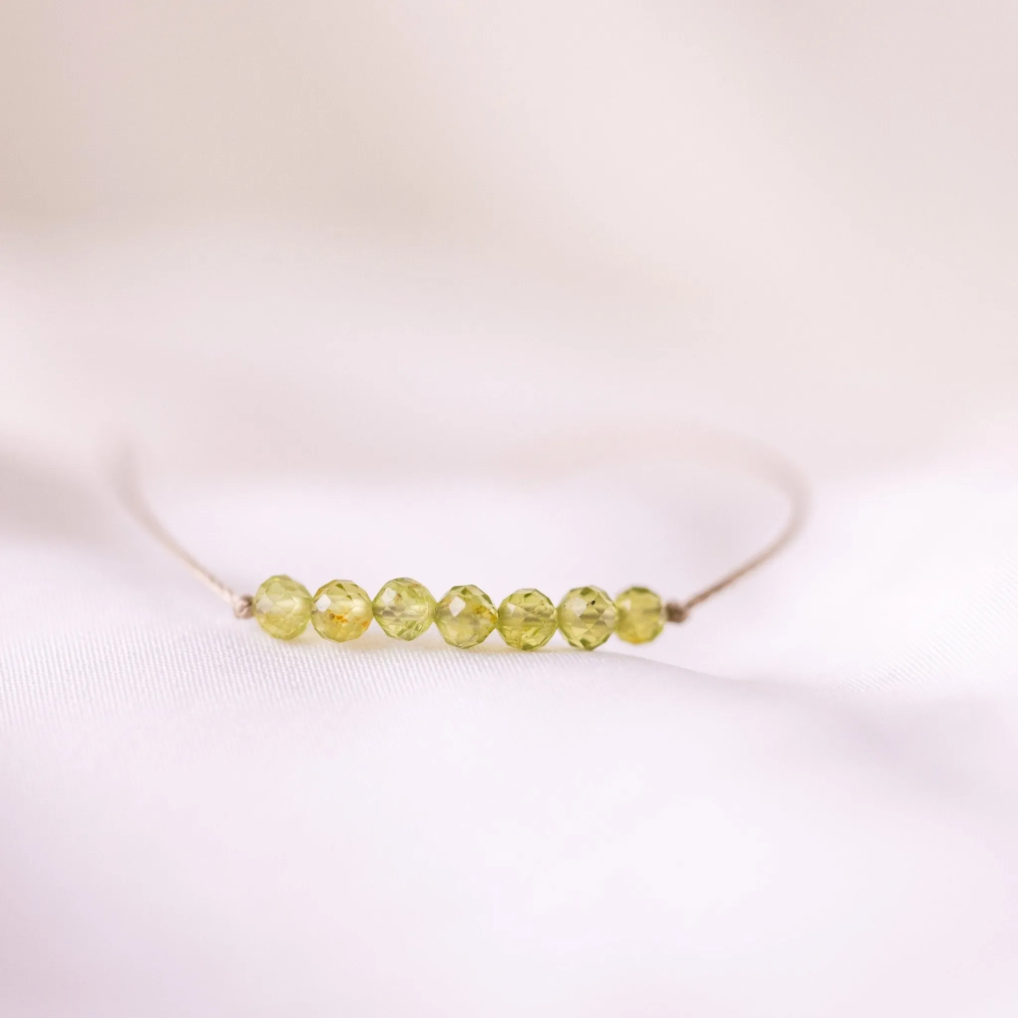 Beaded Peridot Bracelet