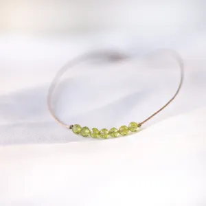 Beaded Peridot Bracelet