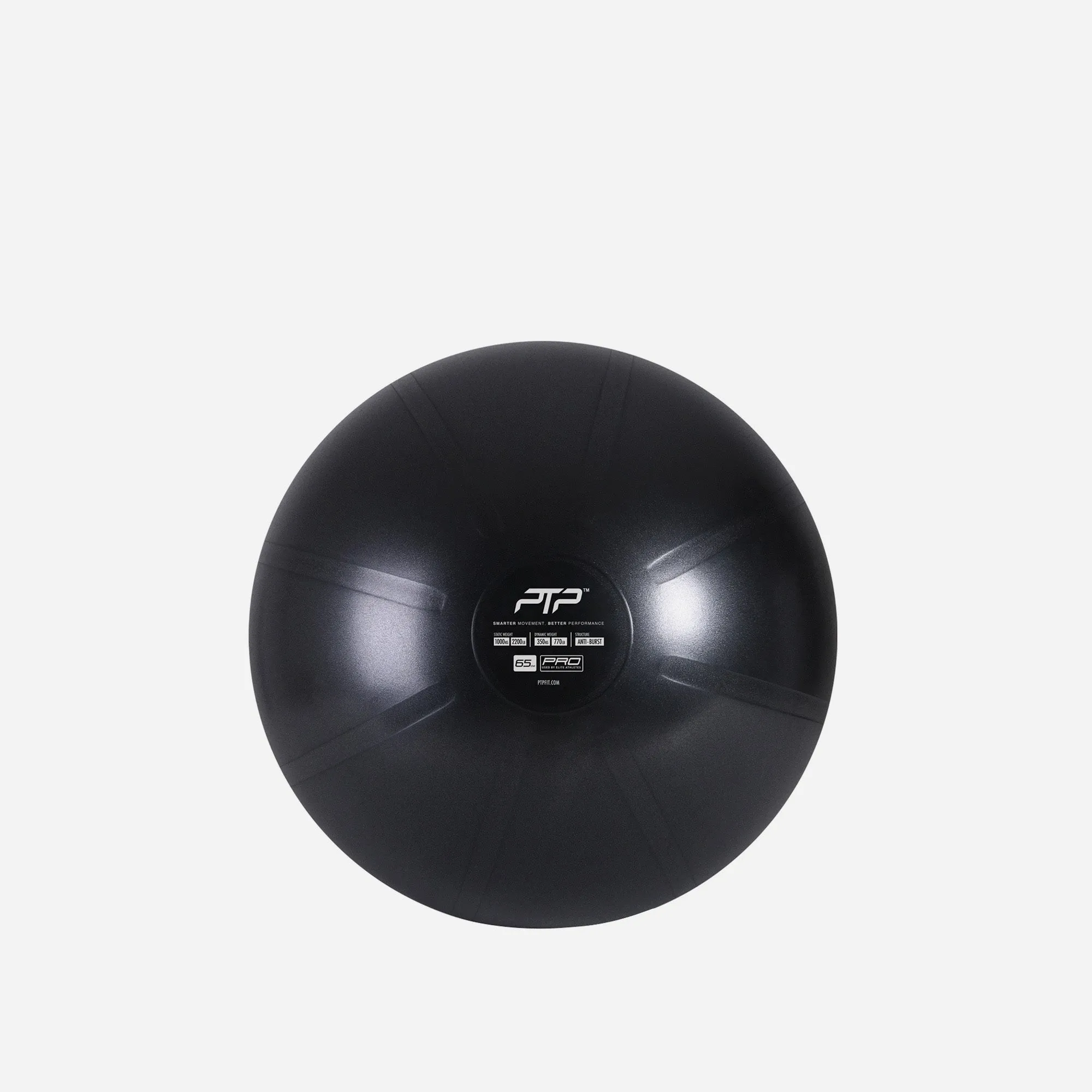 Bóng Yoga Ptp 65Cm Onyx - Đen
