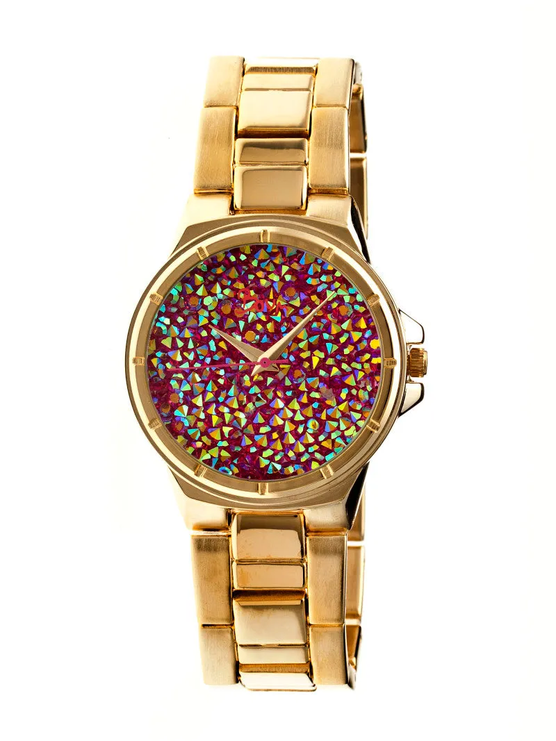 Boum Cachet Crystal-Dial Ladies Bracelet Watch