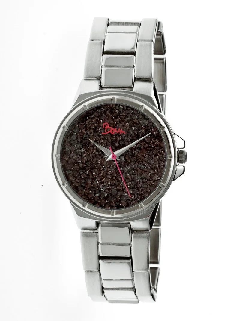 Boum Cachet Crystal-Dial Ladies Bracelet Watch