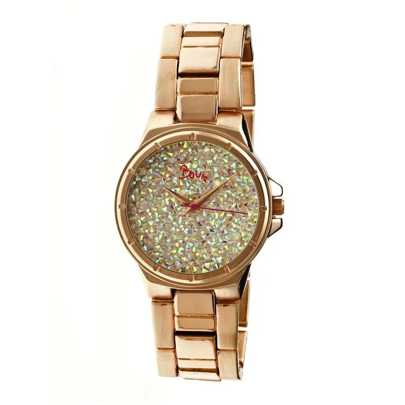 Boum Cachet Crystal-Dial Ladies Bracelet Watch