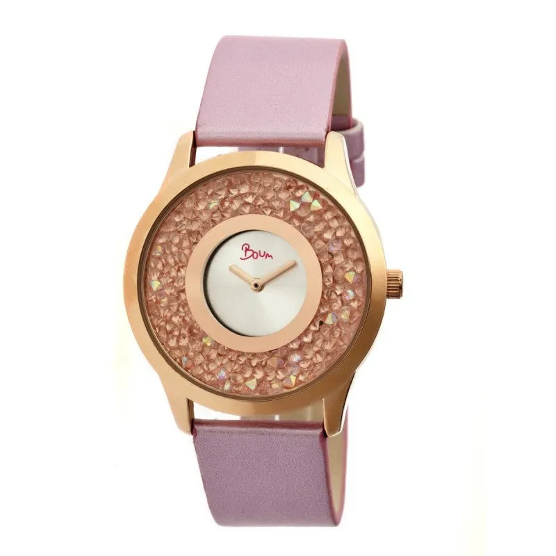 Boum Clique Crystal-Dial Ladies Bracelet Watch