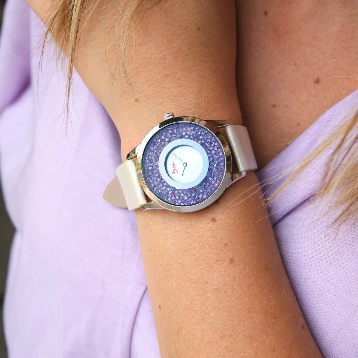 Boum Clique Crystal-Dial Ladies Bracelet Watch