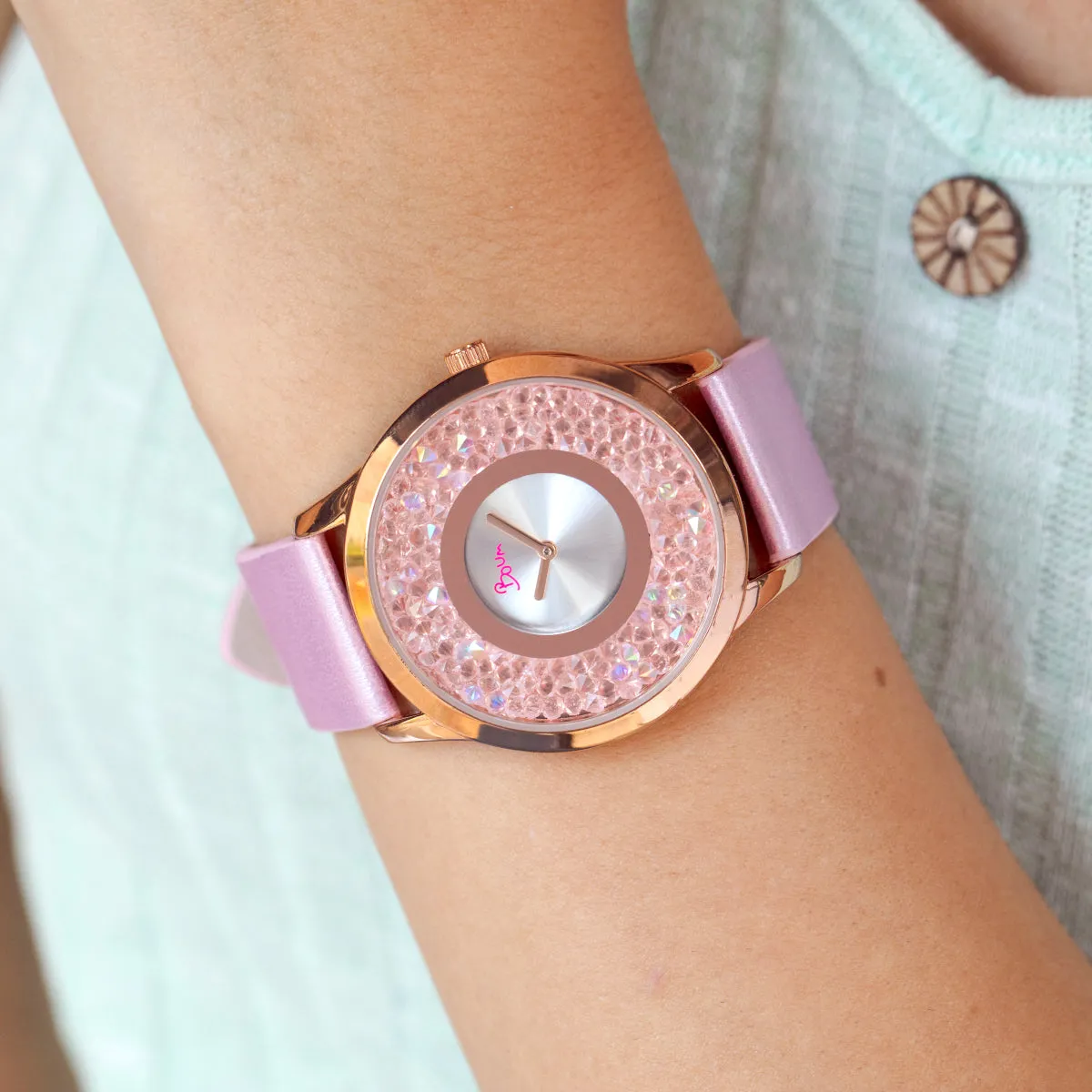 Boum Clique Crystal-Dial Ladies Bracelet Watch