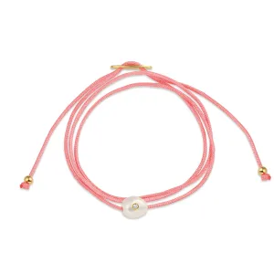 Bracelet Summer Pearl Coral