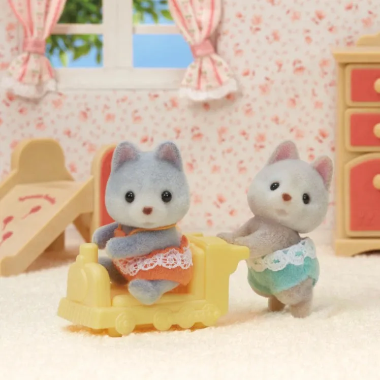 Calico Critters Husky Twins