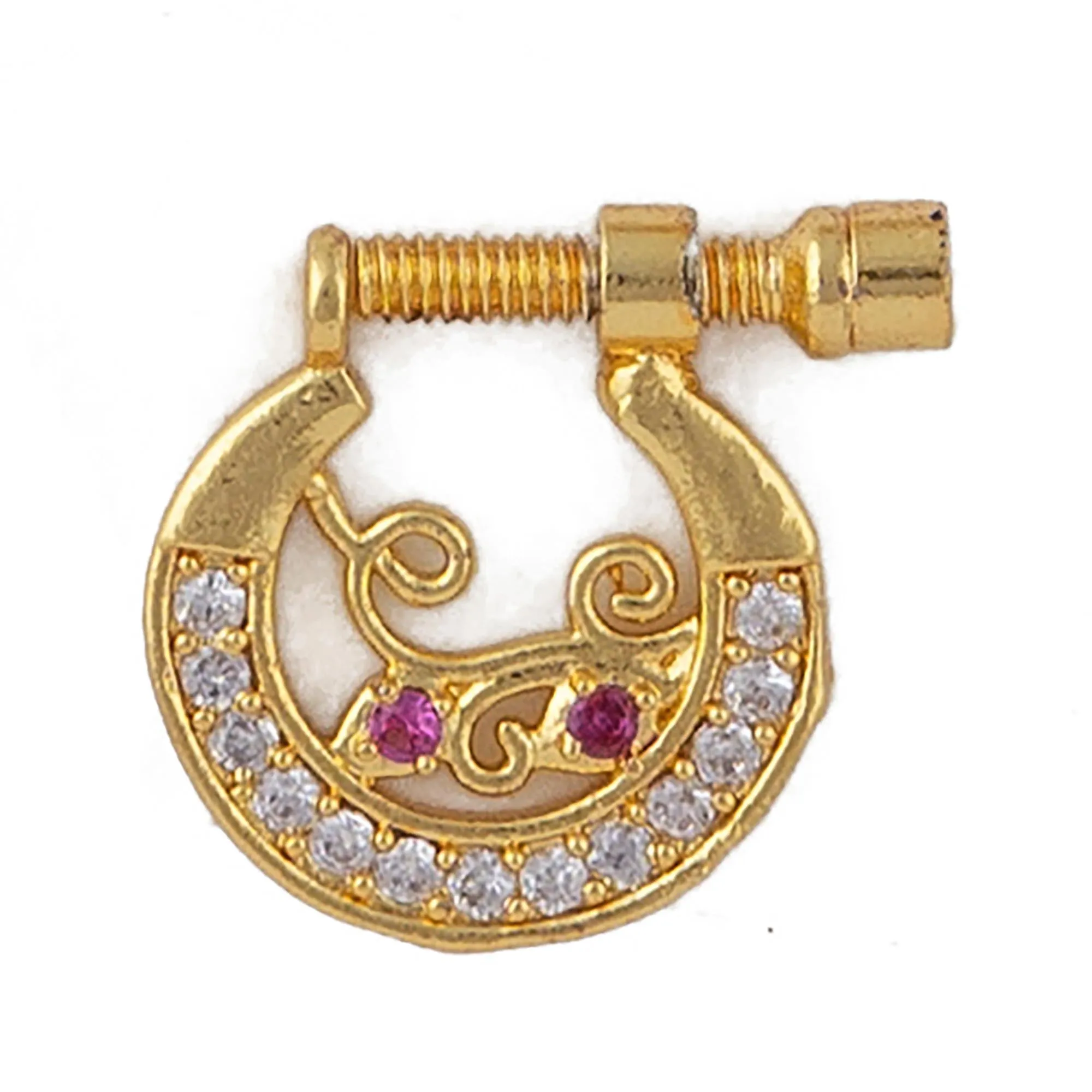 Ethnic Nose Screw: Traditional Majesty