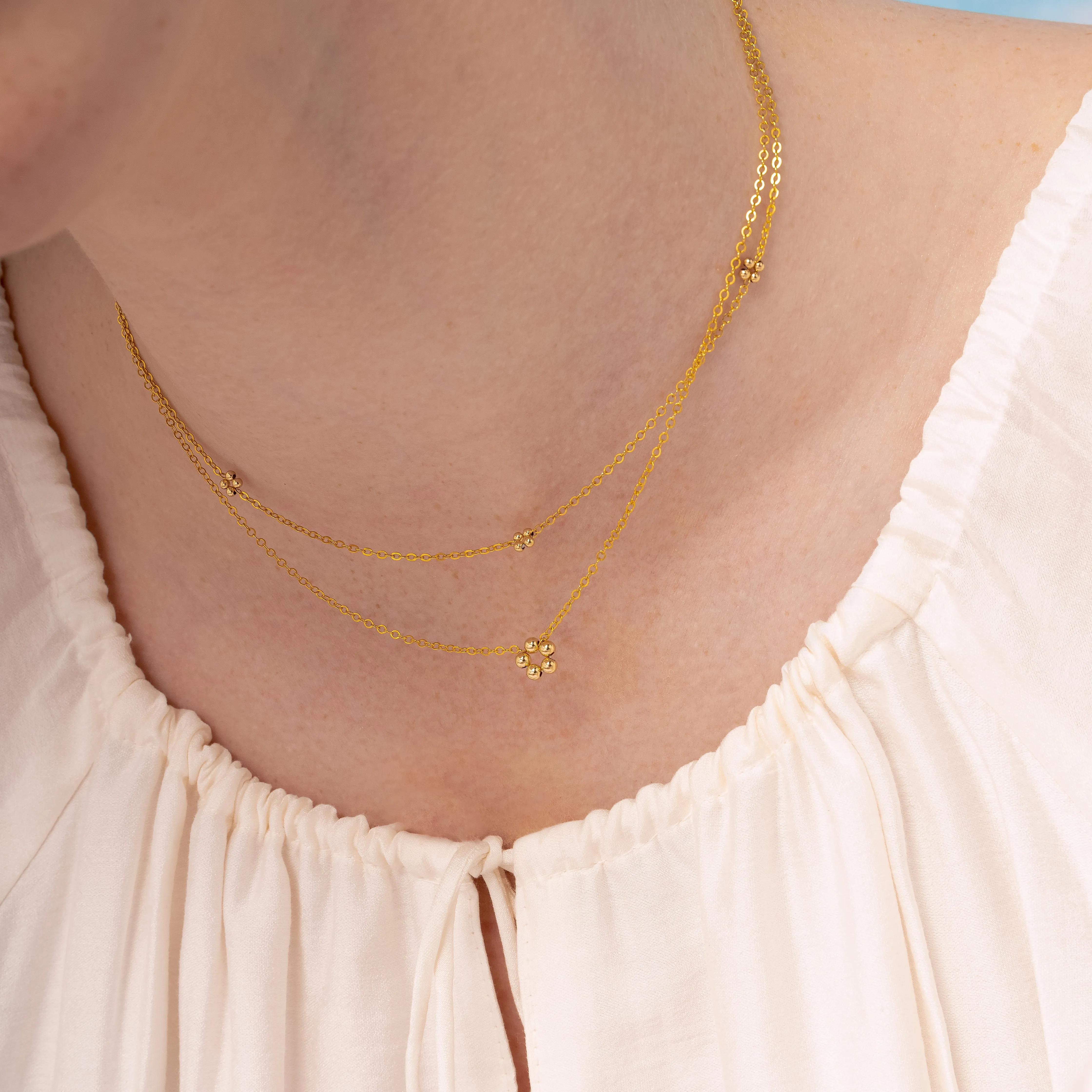 Garden Petals Beaded Necklace