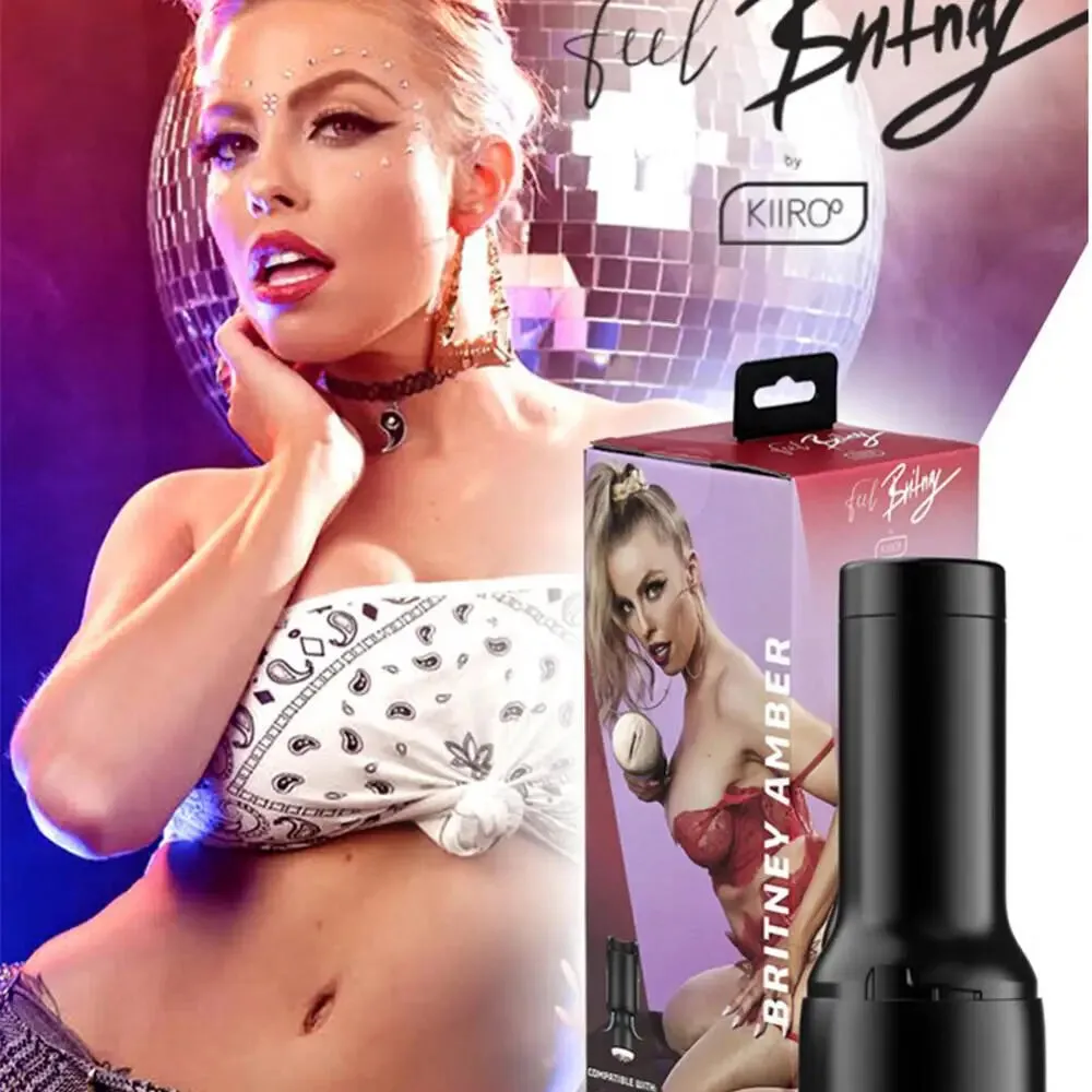 Kiiroo Britney Amber Feelstar Flesh Pink Vagina Stroker Masturbator