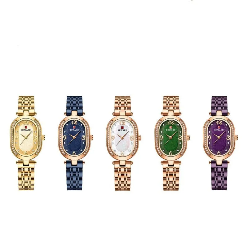 Luxury Inlaid Brand Gemestone Watch Women Jewelry