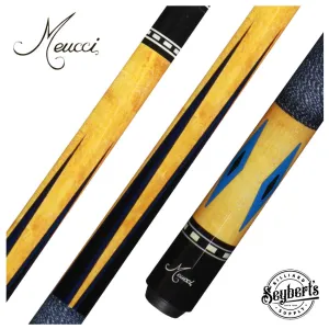 Meucci EC8B Economy Pool Cue 8 Blue Pool Cue with Pro Shaft - EC8B