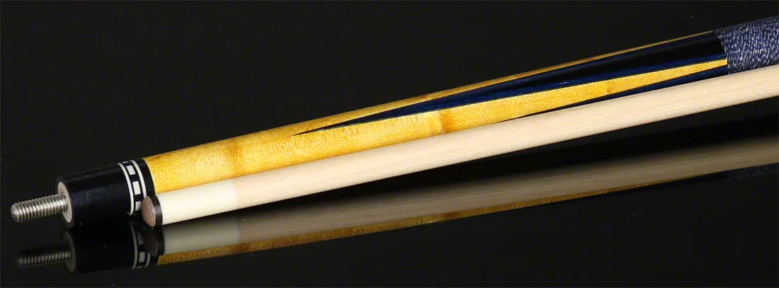 Meucci EC8B Economy Pool Cue 8 Blue Pool Cue with Pro Shaft - EC8B