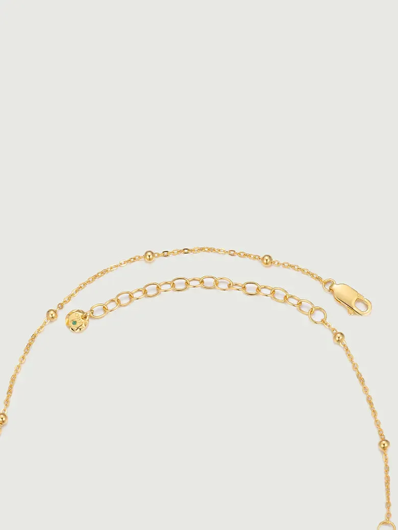 Mother of Pearl Charm Necklace