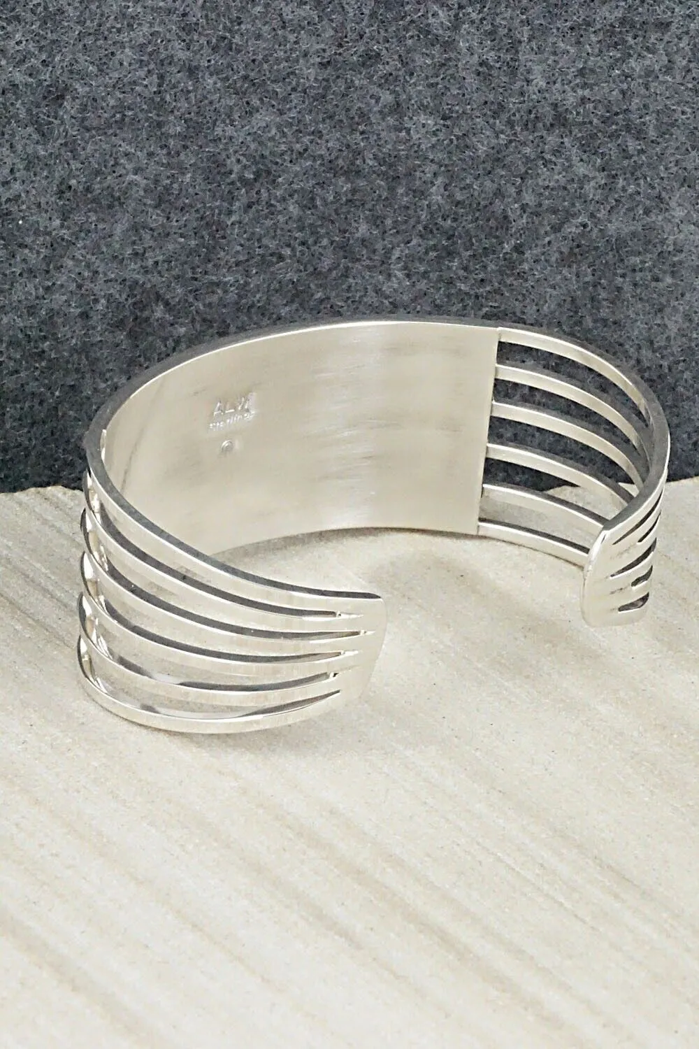 Multi Stone & Sterling Silver Inlay Bracelet - Anson Wallace