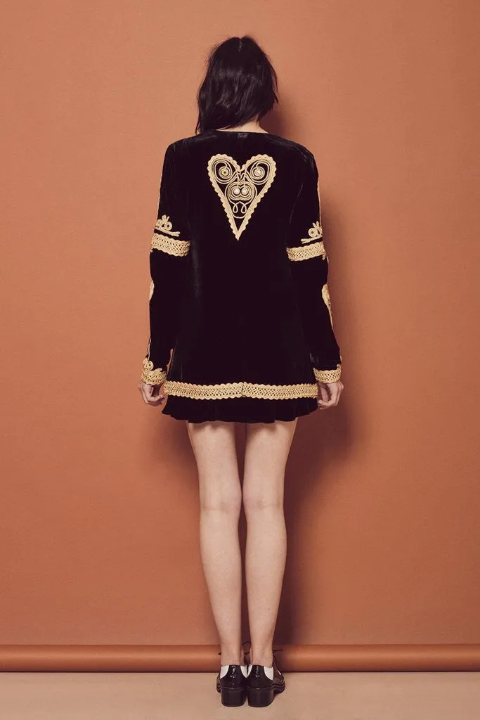 ORNATE VELVET BLAZER