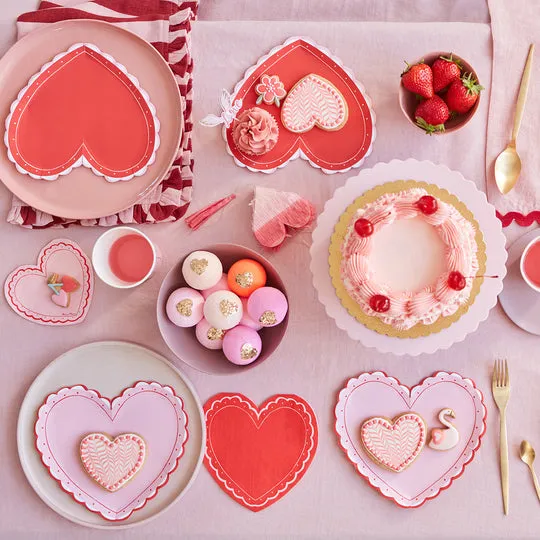 Pink and Gold Hearts Surprise Balls 6pk S7137