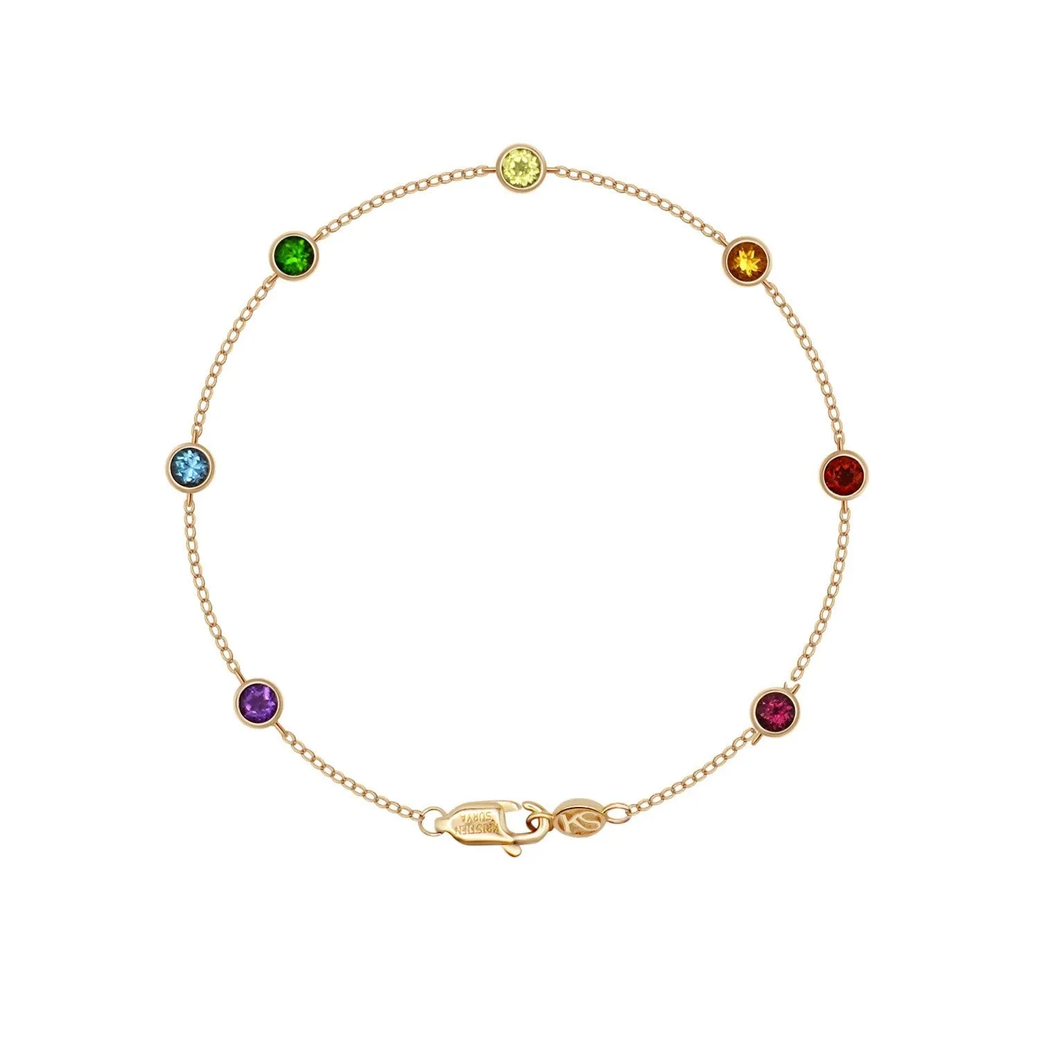 Rainbow Gems Necklace