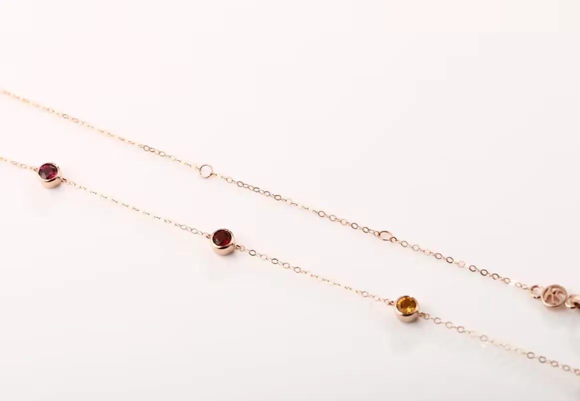Rainbow Gems Necklace