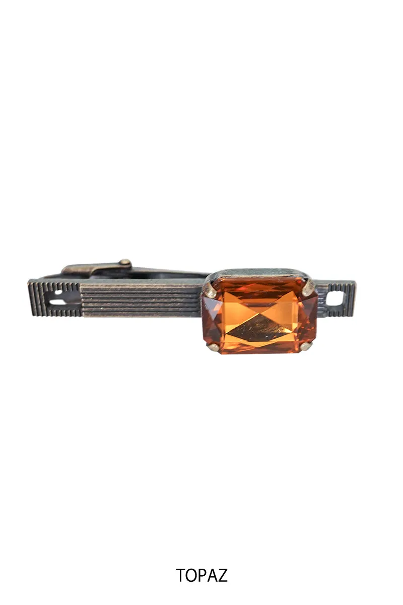 Rhinestone Tie Bar