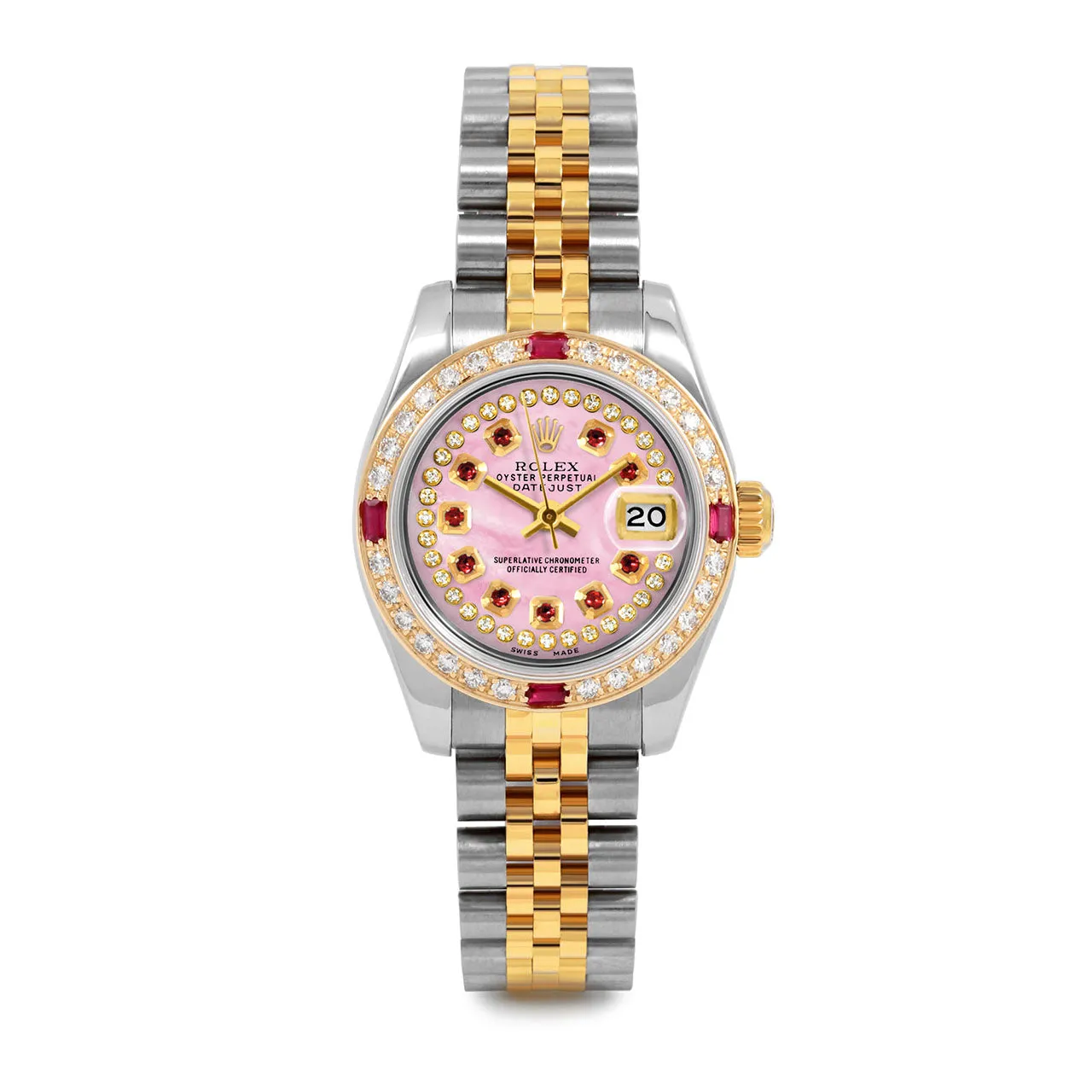 Rolex Datejust 26mm | 179173-PMOP-STRR-4RBY-JBL