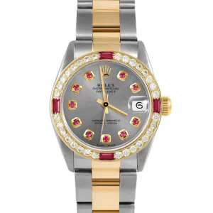 Rolex Datejust 31mm | 6827-TT-SLT-RBY-AM-4RBY-OYS