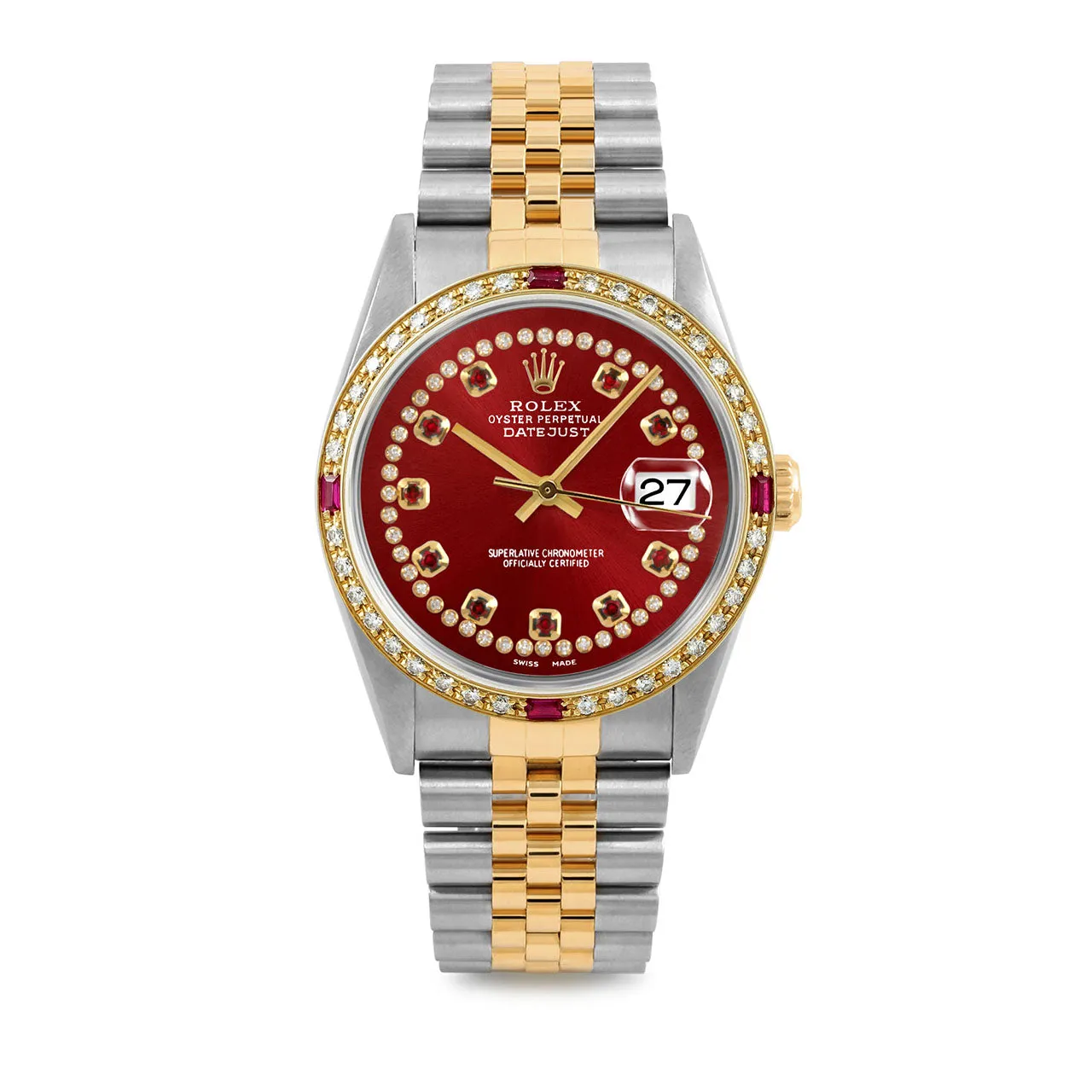 Rolex Datejust 36mm | 16233-RED-STRR-4RBY-JBL