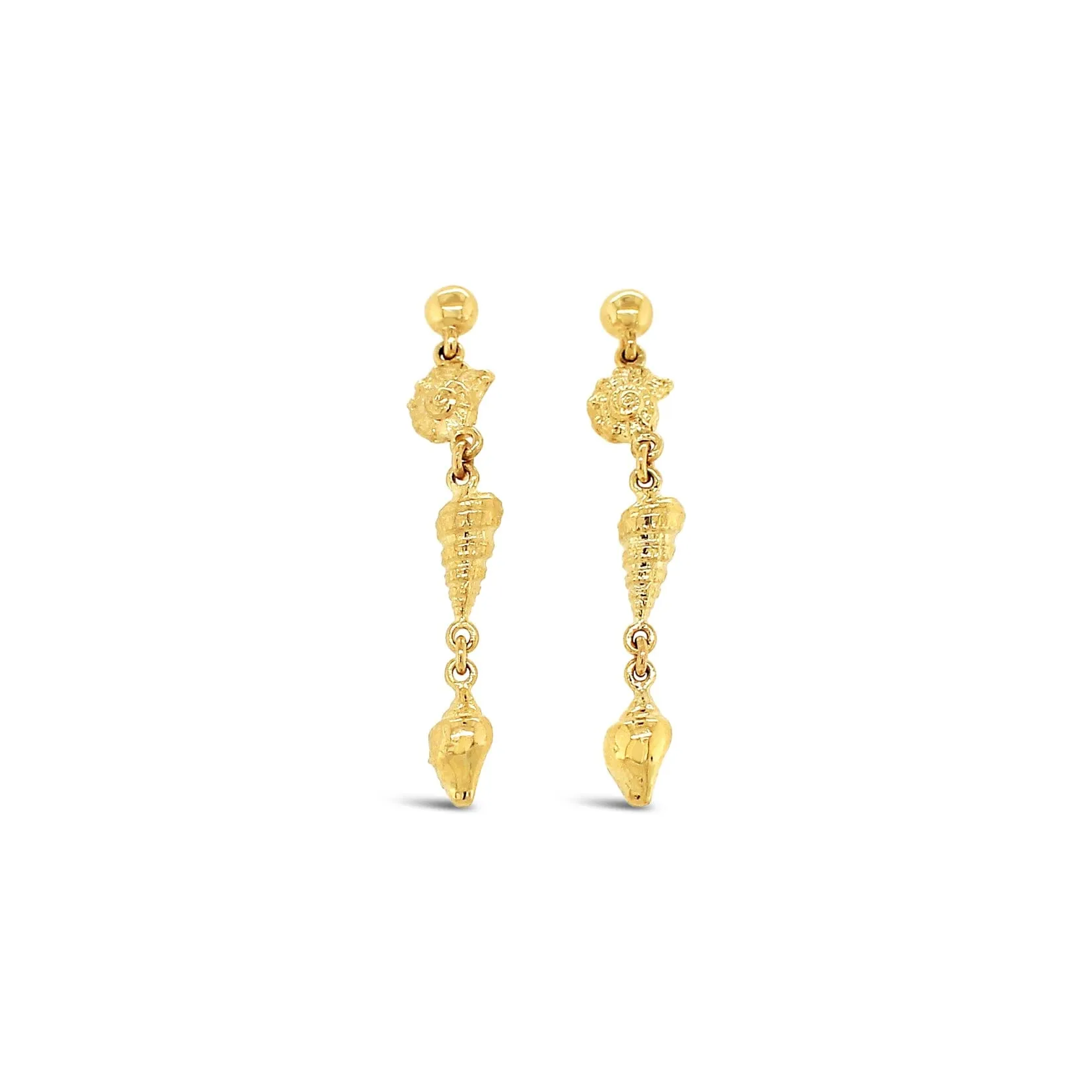 Sea Shell Drop Earrings