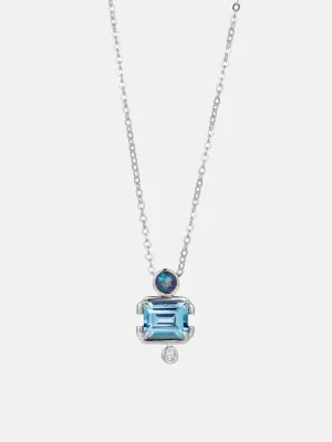Slideable Versailles Topaz Necklace