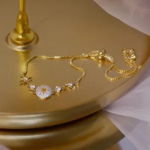 Stars Shining Charm Golden Bracelet