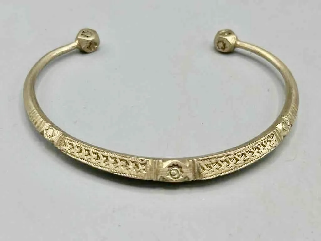 Tuareg Etched Metal Bracelet