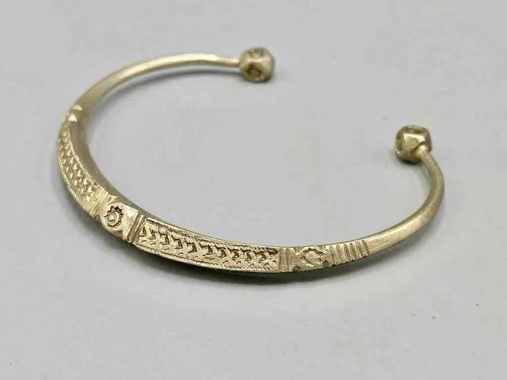 Tuareg Etched Metal Bracelet