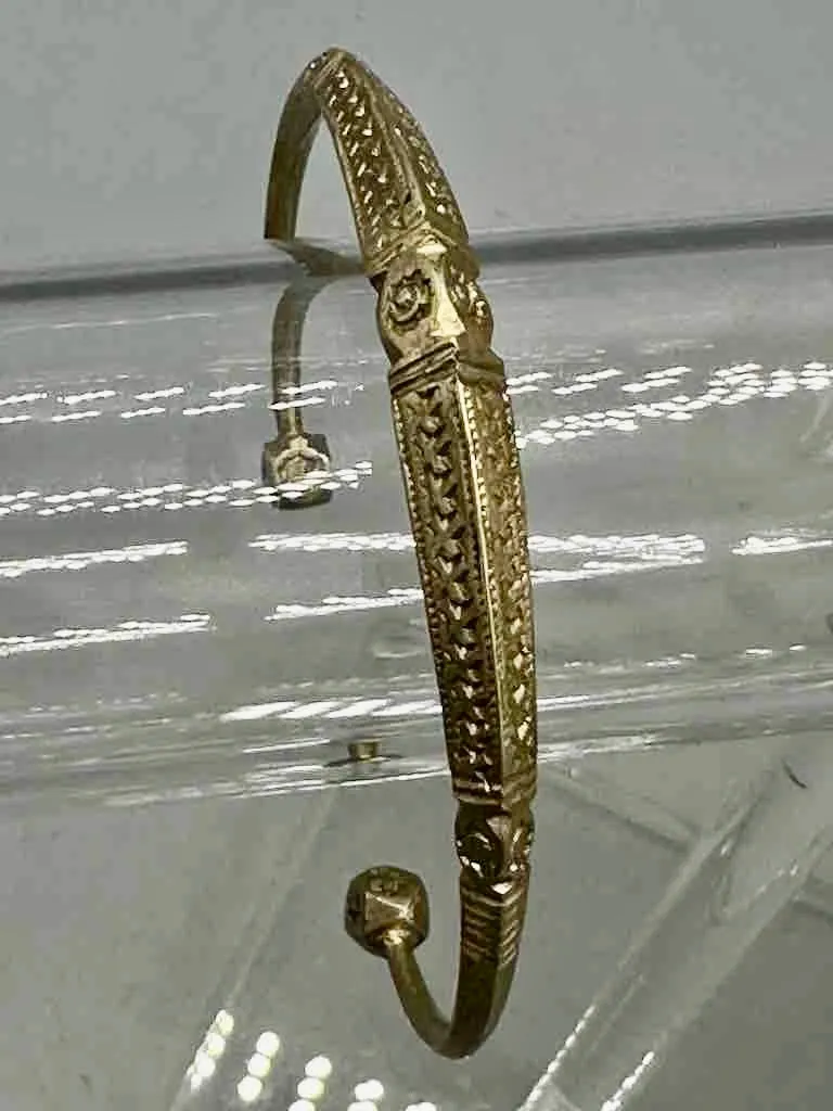 Tuareg Etched Metal Bracelet