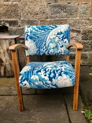 Vintage Art Deco arm chair