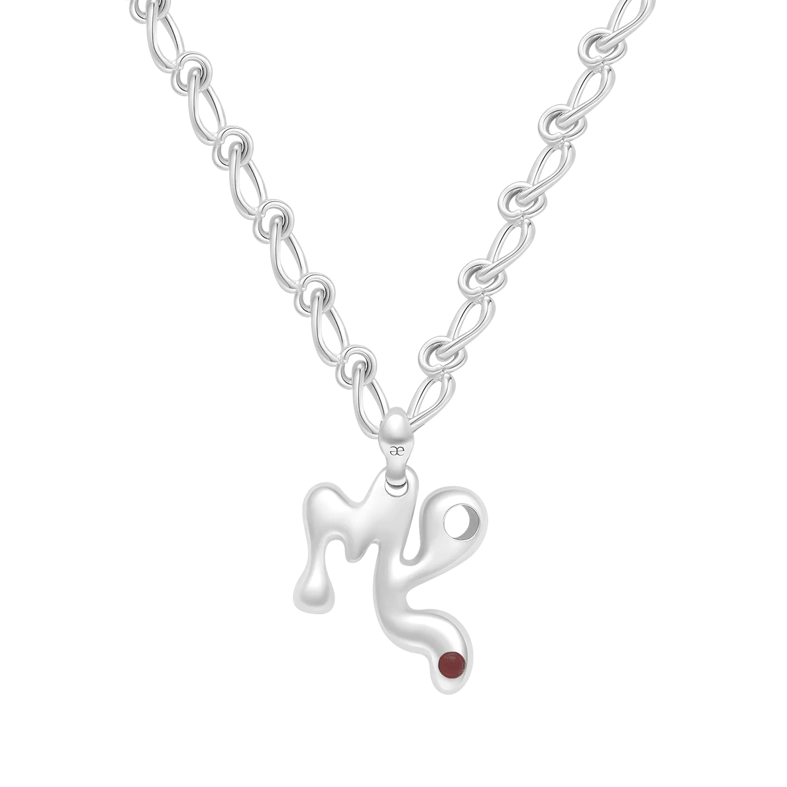 Virgo Carnelian Pendant on Eclipse Necklace