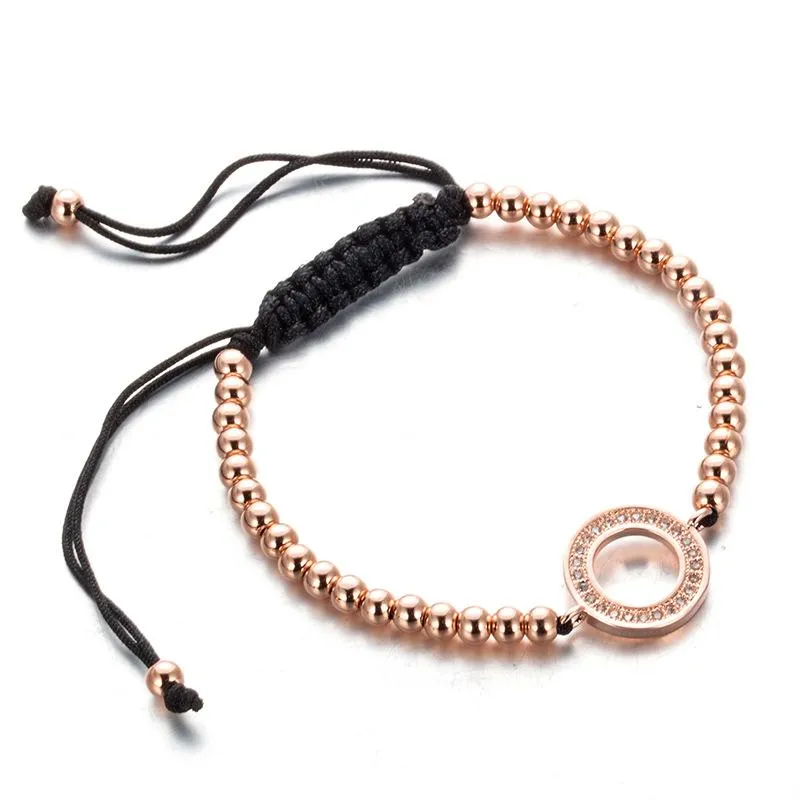 Wholesale Bracelet gold  Micro-inlaid zircon large circle JDC-BT-KJ026